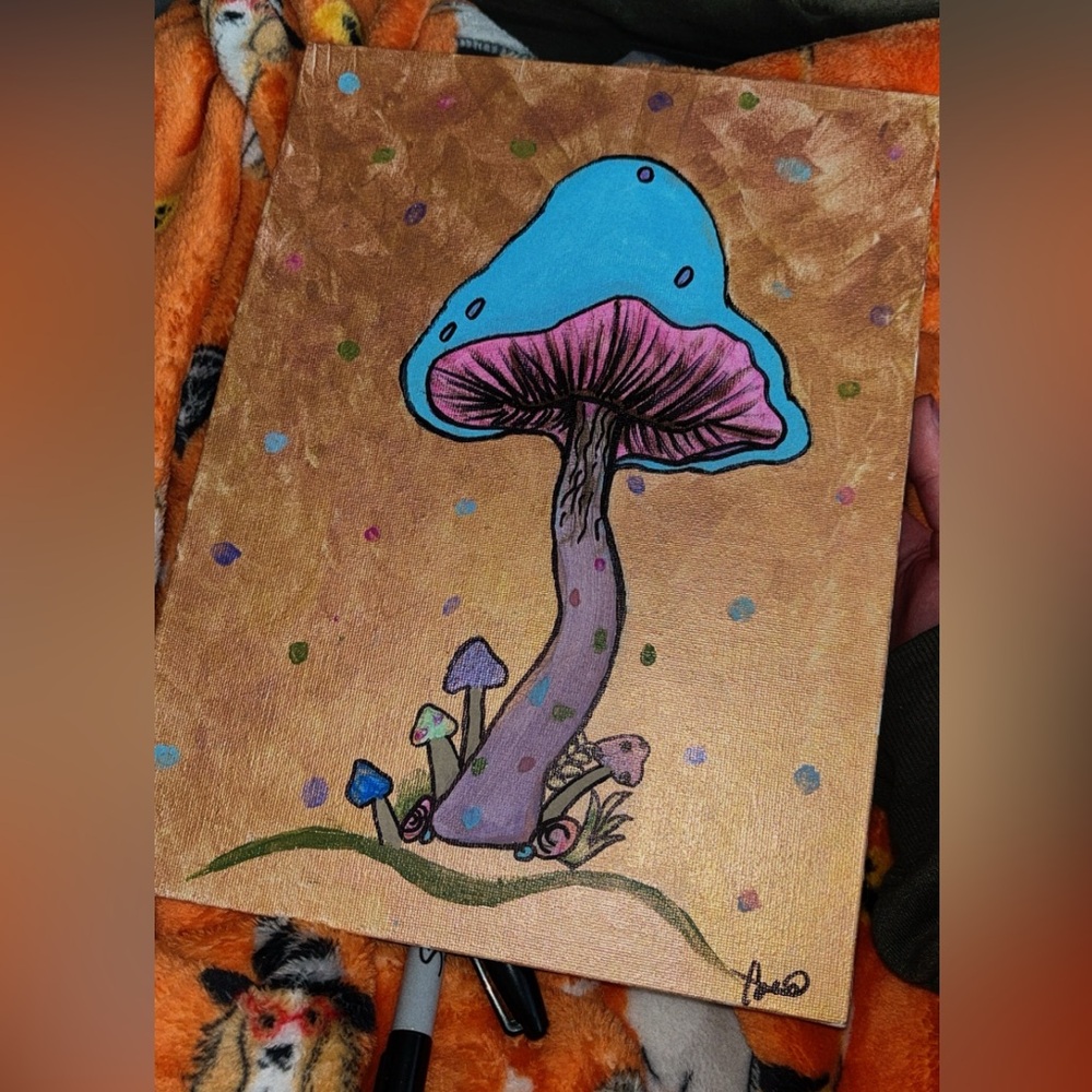 Painting of mushroom